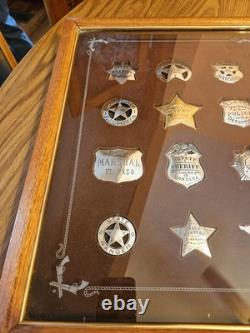 Franklin Mint The Official Badges Of The Great Western Lawmen -sterling Silver