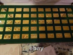 Franklin Mint The Official Duck Stamps of America Gold on Sterling Silver 50