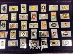 Franklin Mint The Official Emblems Of The World's Greatest Automobiles Silver
