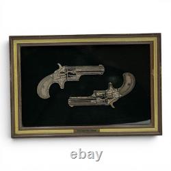 Franklin Mint The Remington No. 1 Smoot Silhouette Sterling Silver 24K Gold