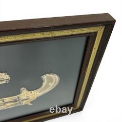 Franklin Mint The Remington No. 1 Smoot Silhouette Sterling Silver 24K Gold