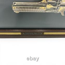 Franklin Mint The Remington No. 1 Smoot Silhouette Sterling Silver 24K Gold