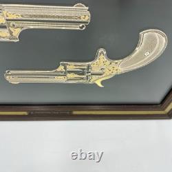 Franklin Mint The Remington No. 1 Smoot Silhouette Sterling Silver 24K Gold