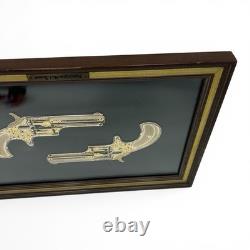 Franklin Mint The Remington No. 1 Smoot Silhouette Sterling Silver 24K Gold
