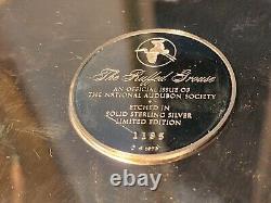 Franklin Mint The Ruffed Grouse Sterling Silver Plate James Fenwick Lansdowne
