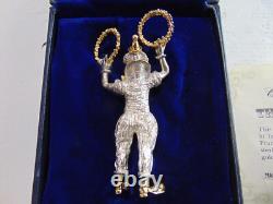 Franklin Mint The Silver Circus The Clown Sascha Brastoff 1977 Sterling 24K