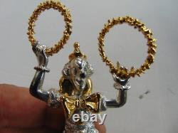 Franklin Mint The Silver Circus The Clown Sascha Brastoff 1977 Sterling 24K