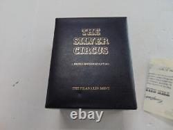 Franklin Mint The Silver Circus The Clown Sascha Brastoff 1977 Sterling 24K