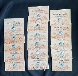 Franklin Mint The Treasure Coins of the Caribbean 1985 Proof Set of 18 Sterling