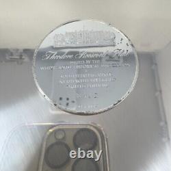 Franklin Mint Theodore Roosevelt 168 g Sterling Silver w 24K Gold Ltd Ed. Plate