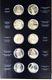 Franklin Mint Treasures Of The Louvre Proof Sterling Silver 50-coin Set With Case