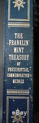 Franklin Mint Treasury Of Presidential 35 Commemorative Sterling Silver Medals