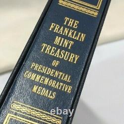 Franklin Mint Treasury Of Presidential Commemorative Medals Sterling Silver