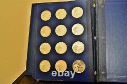 Franklin Mint Treasury Of Presidential Commemorative Medals -sterling Silver