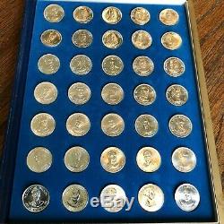 Franklin Mint Treasury Presidential Commemorative 35 Medals Sterling Silver #31D