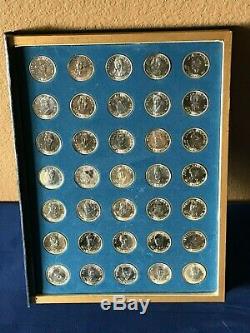 Franklin Mint Treasury of Presidential Commemorative Medals Sterling Silver