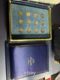 Franklin Mint Treasury of Zodiac Medals Sterling Silver Mini-Coin Proof Set
