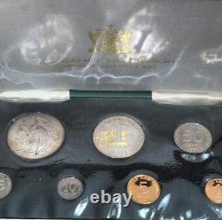 Franklin Mint Trinidad & Tobago 1971 Proof Set Sterling Silver Multicolor Coins