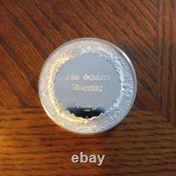 Franklin Mint Two Scholars Disputing Sterling Silver Medal (Rembrandt Series)