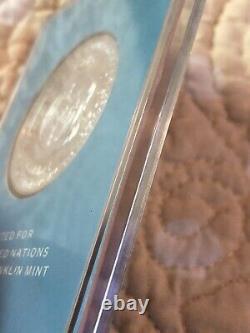 Franklin Mint United Nations 25Th Anniversary Sterling Commemorative Medal VGC