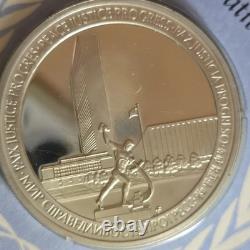Franklin Mint United Nations 25th Anniversary Sterling Silver Proof Medal 0.925