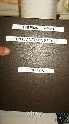 Franklin Mint United Nations Proofs Sterling Silver medals