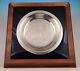 Franklin Mint University Of Virginia Sterling Silver Alumni Plate 24k Gold Uva