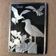 Franklin Mint Utah State Bird And Flower 1.25 Oz Sterling Silver Art Bar