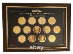 Franklin Mint White House Association 39 Presidential Gold on Silver Medals