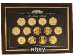 Franklin Mint White House Association 39 Presidential Gold on Silver Medals