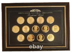 Franklin Mint White House Association 39 Presidential Gold on Silver Medals