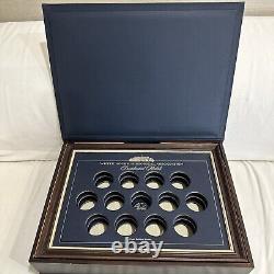 Franklin Mint White House Historical Presidential Sterling Silver Medals Case