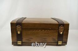 Franklin Mint Wood Centennial Box Chest For Sterling Silver Ingots BOX ONLY NOS