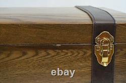Franklin Mint Wood Centennial Box Chest For Sterling Silver Ingots BOX ONLY NOS
