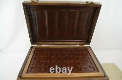Franklin Mint Wood Centennial Box Chest For Sterling Silver Ingots BOX ONLY NOS
