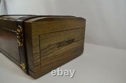 Franklin Mint Wood Centennial Box Chest For Sterling Silver Ingots BOX ONLY NOS