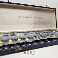 Franklin Mint Zodiac Spoons Signature Edition Set Gold Vermeil Sterling Silver