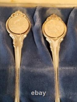 Franklin Mint Zodiac Sterling Silver Spoon Set 925