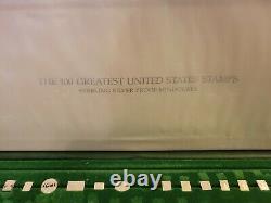 Franklin Mint the 100 greatest United States stamps sterling silver proof