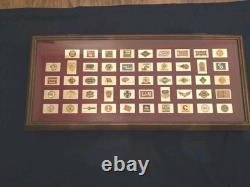 Franklin Mint the Great American Railroads Emblems Sterling Silver Ingots