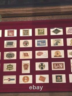Franklin Mint the Great American Railroads Emblems Sterling Silver Ingots
