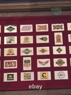 Franklin Mint the Great American Railroads Emblems Sterling Silver Ingots