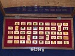Franklin Mint the Great American Railroads Emblems Sterling Silver Ingots