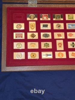 Franklin Mint the Great American Railroads Emblems Sterling Silver Ingots