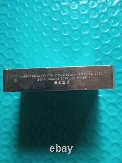 Franklin Pierce. 925 Sterling Silver Art Bar 5000 Grains (11.54 Ounces)