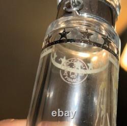 Franklin mint BACCARAT CRYSTAL & STERLING SILVER BICENTENNIAL POWDERHORN in box