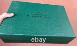 Franklin mint BACCARAT CRYSTAL & STERLING SILVER BICENTENNIAL POWDERHORN in box