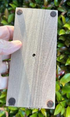 Franklin mint BACCARAT CRYSTAL & STERLING SILVER BICENTENNIAL POWDERHORN in box