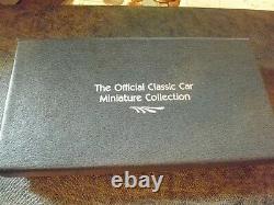 Franklin mint classic car miniature collection sterling silver set