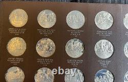Franklin mint proof silver coin set History of American Revolution Sterling